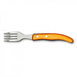 Laguiole contemporary cake fork - Orange color