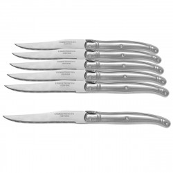 Set of 6 stainless steel...
