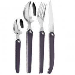Set of 16 Anthracite Cutlery - Laguiole Heritage