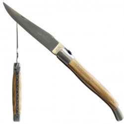 Collezione carattere "Massone", coltello legno di ulivo